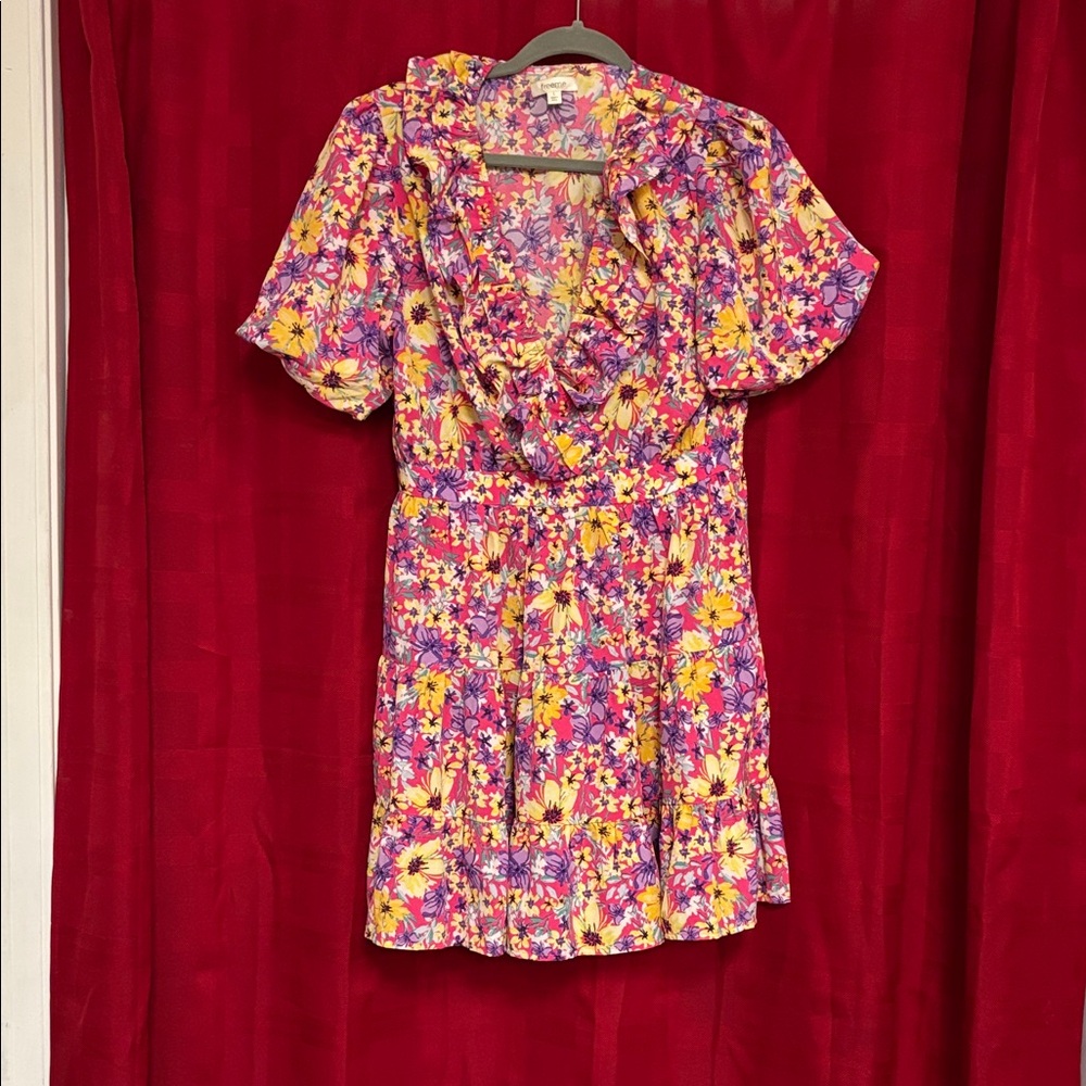 Floral Ruffle Dress